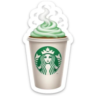 takeaway starbucks coffee cup  sticker