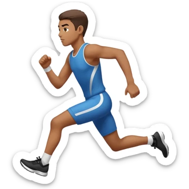 RUNNING sticker