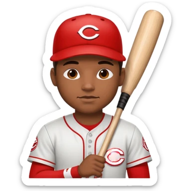 Cincinnati reds Baseball player  sticker