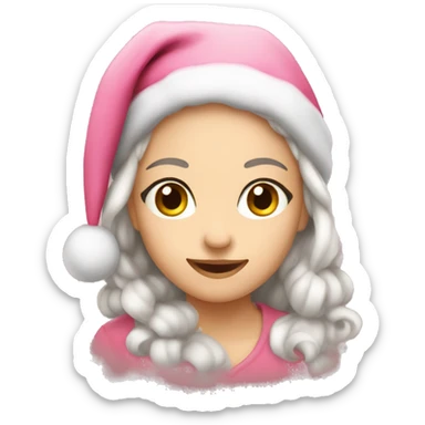 Natale rosa sticker