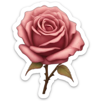 Withered Rose sticker
