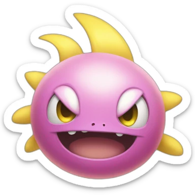 Toxtricity pokémon sticker