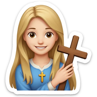 Emoji mocinhas cristãs  sticker