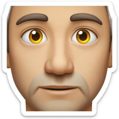 heterochromia man  sticker