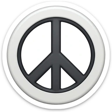 Peace Symbol sticker