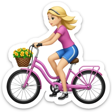 Grab bike women sticker
