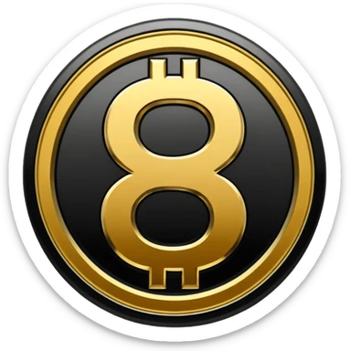 $ dollar black symbol sticker