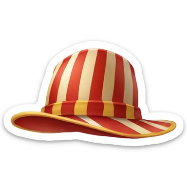 Amazing digital circus hat sticker
