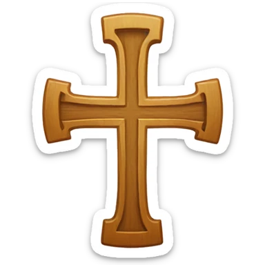 Orthodox Cross with crossbeams sticker