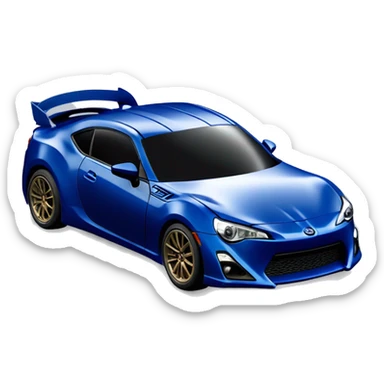    dark blue Scion FR-S monster rc car sticker