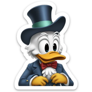 Scrooge McDuck sticker