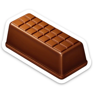 chcolate with caramel sticker