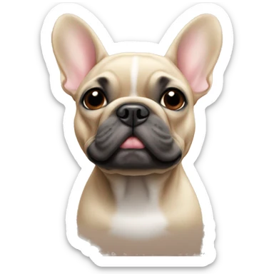 fawn french bulldog  sticker