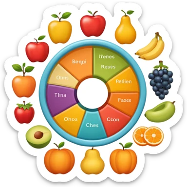 nutrition program organization sticker