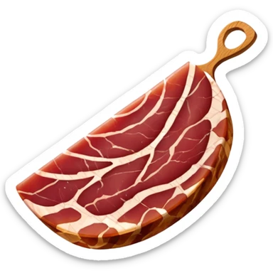 pata de jamón iberico sticker