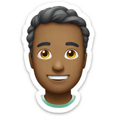 smirking with eyes closed  sticker