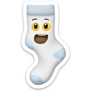 socks in face sticker