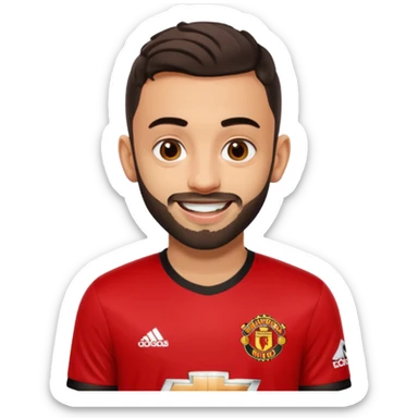 bruno fernandes manchester united sticker