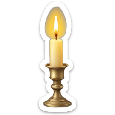 Shabbat candles sticker