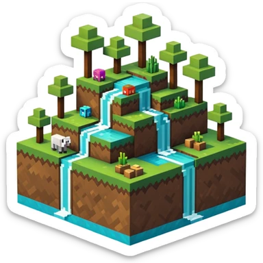 Pc  Minecraft  sticker