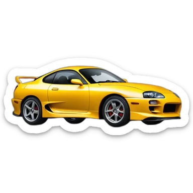 Fast and furious Supra mk4 sticker