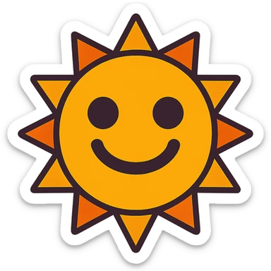 sun sticker