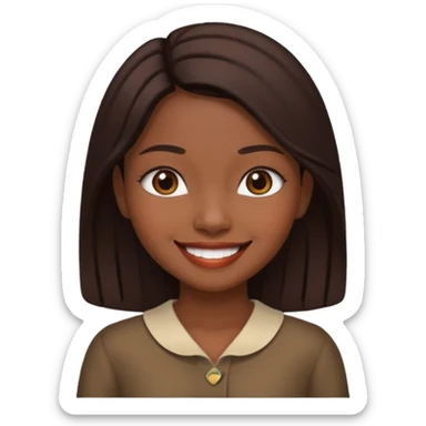 Indonesian girl, java girl sticker