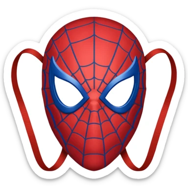 Spiderman maskemoji sticker