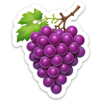 purple grape sticker