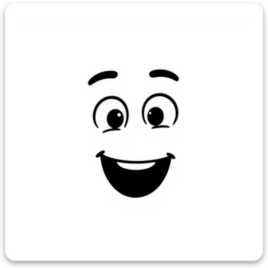 A talking emoji with a cute and expressive face sticker