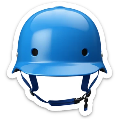 skate helmet, front view sticker