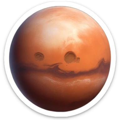 Mars planète  sticker