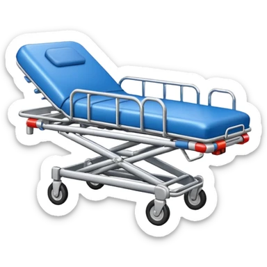 ambulance stretcher no wheels sticker