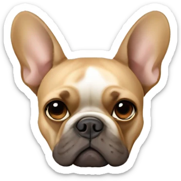 Light Brown French Bulldog sticker