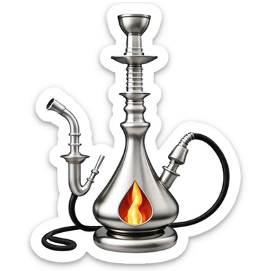 stainless steel hookah  sticker