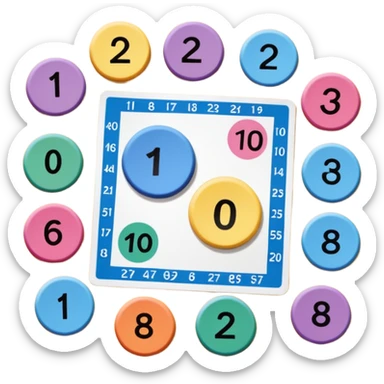 cartes de loto sticker