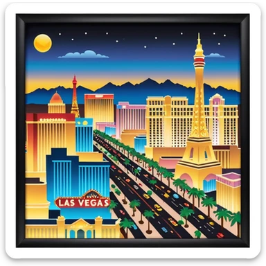 Las Vegas Strip sticker
