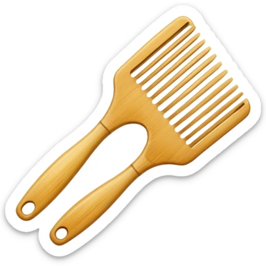 bamboo comb sticker