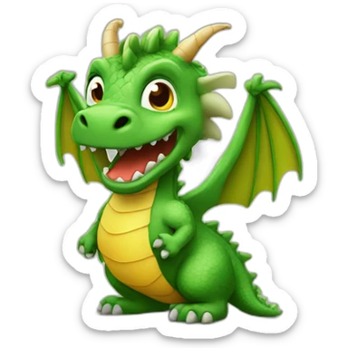 welsh dragon sticker