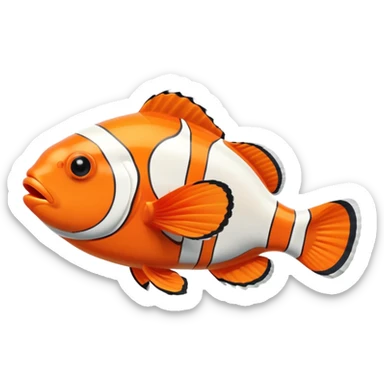 clown fish sticker