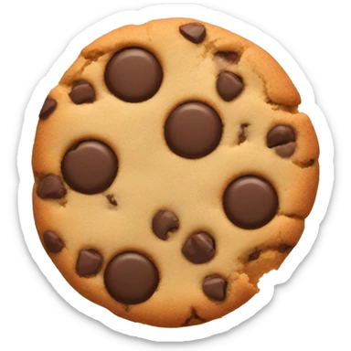 chocolate chip cookie  sticker