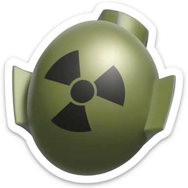 Nuclear sticker