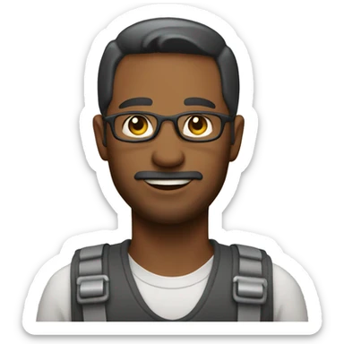 Man rural carrier sticker