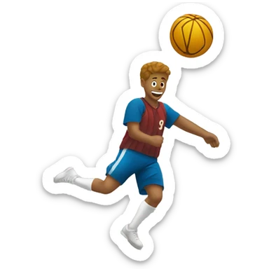 Balón en movimiento  sticker