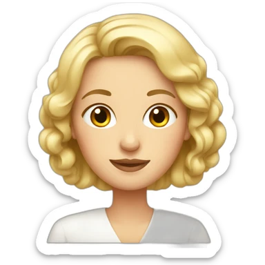 polish woman sticker