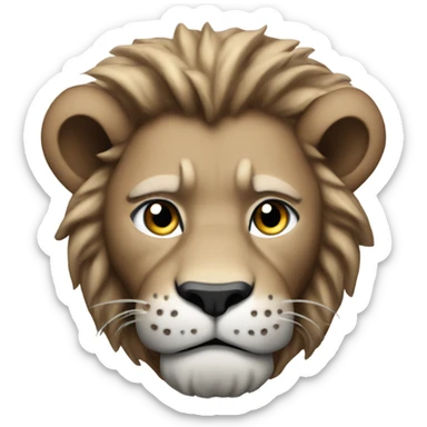 Detroit lion sticker