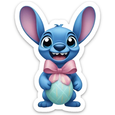 Stitch Disney Easter  sticker