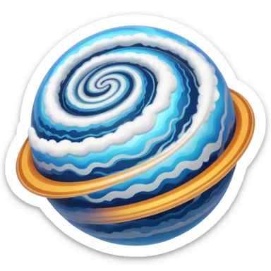 Ringed Planet sticker