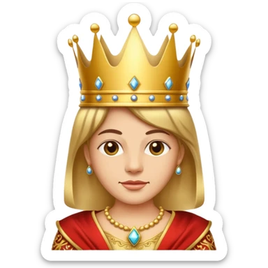 Solitaire card king sticker