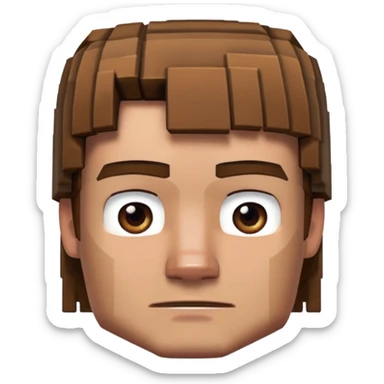 Steve from Minecraft sticker